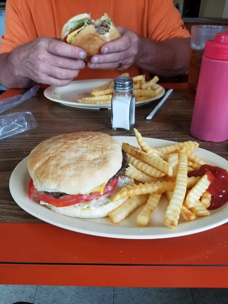 Cheeseburger and Fries