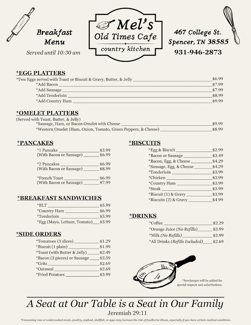 Mel's Old Times Cafe